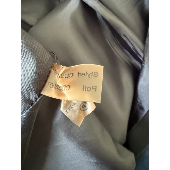 Calvin Klein Women’s Black Button Front Belted Sheath Dress Size 8 Office Work - Picture 8 of 8